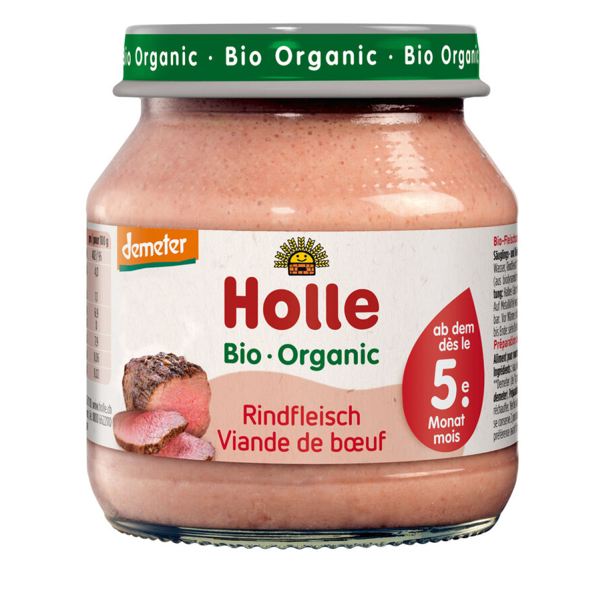 Rindfleisch DEMETER von Holle | Bio, Demeter | Quetschmus...