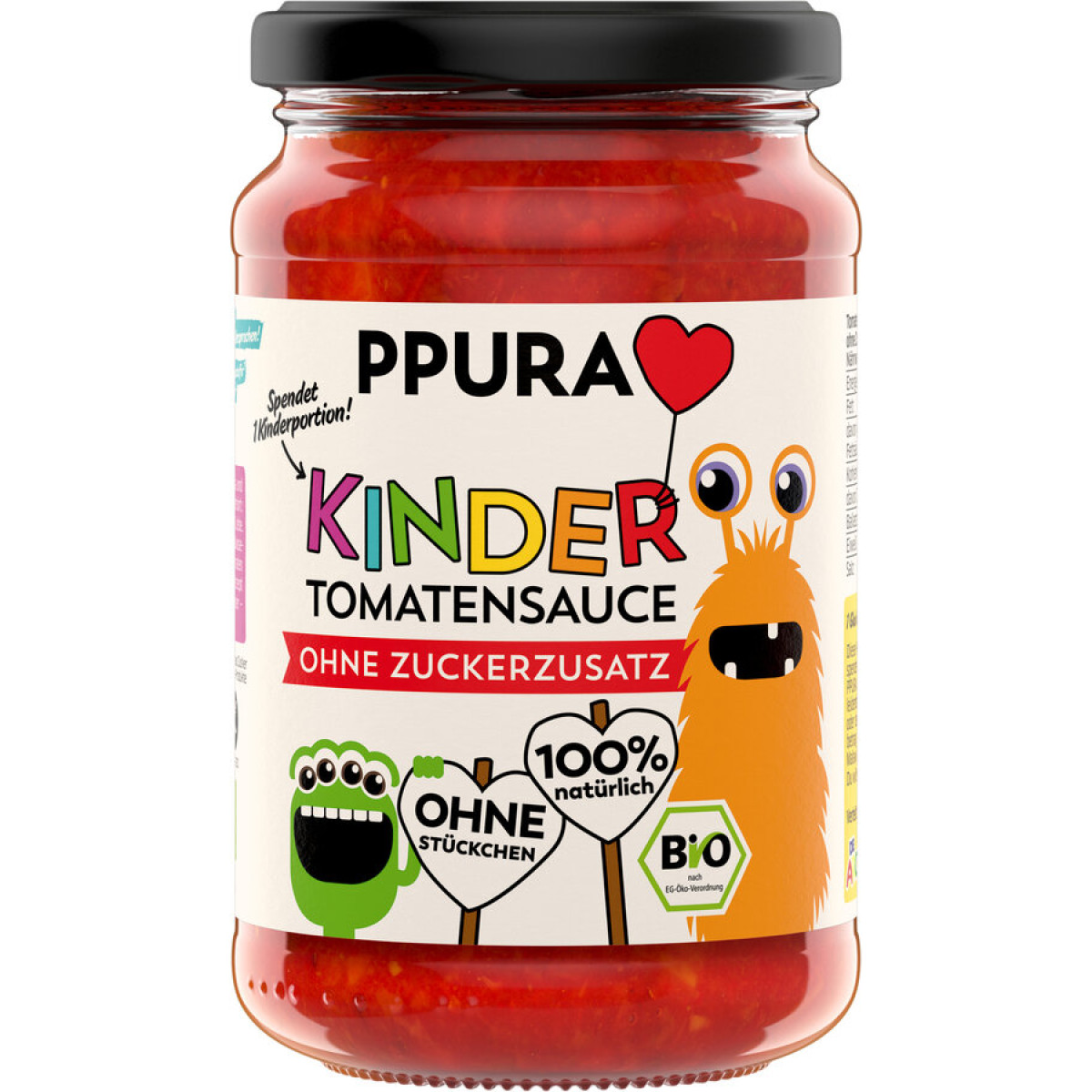 Sugo Kinder Tomatensauce Ppura von Ppura | Bio, vegan, la...
