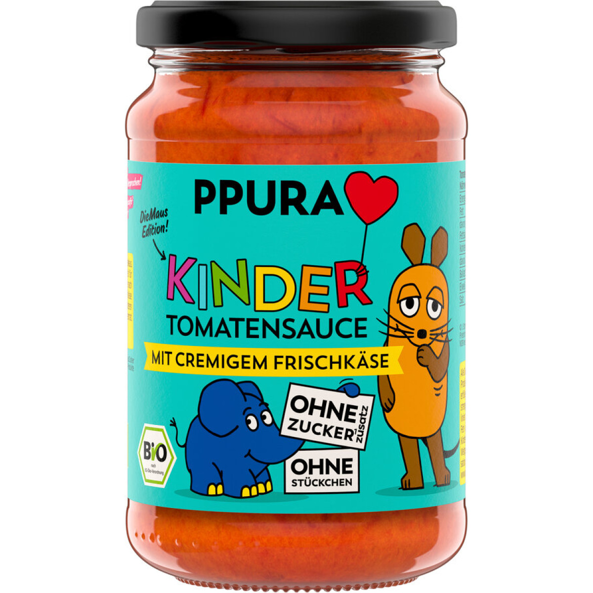 Kinder Tomat.sauce Frischkäse Ppura von Ppura | Bio | Tom...