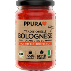 Sugo tradit.Bolognese mitRind Ppura von Ppura | Bio, lakt...