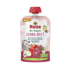 Zebra Beet - Pouchy Apfel, Banane, von Holle | Bio, vegan...