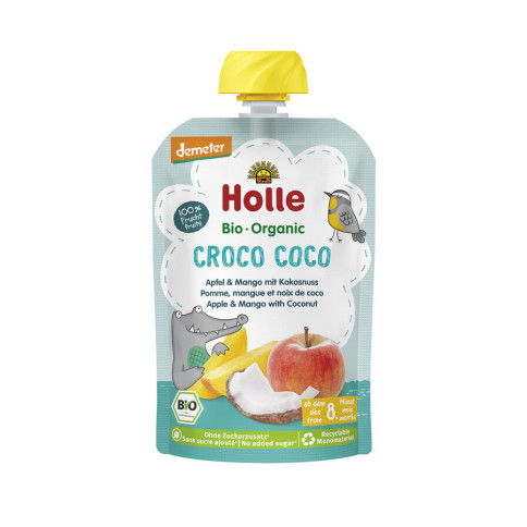 Croco Coco - Pouchy Apfel, Mango, K von Holle | Bio, vega...