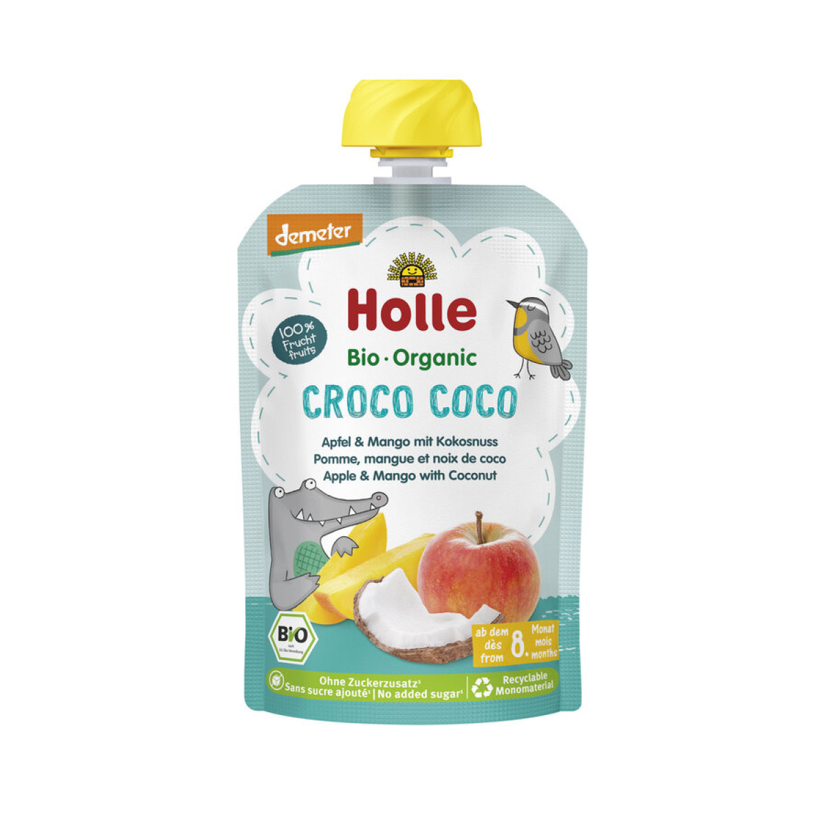 Croco Coco - Pouchy Apfel, Mango, K von Holle | Bio, vega...