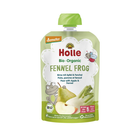 Fennel Frog-Pouchy Birne,Apfel,Mus von Holle | Bio, vegan...