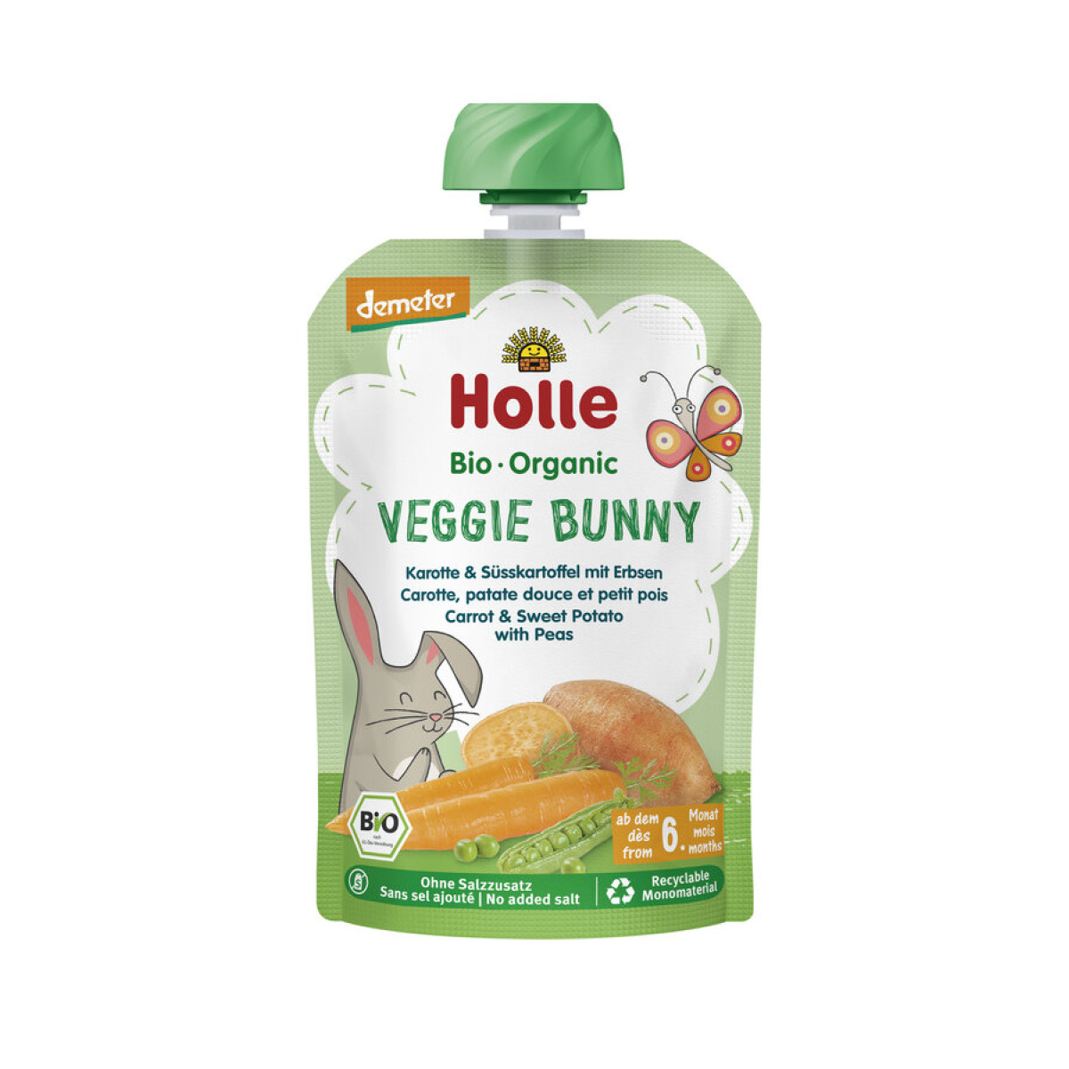 Veggie Bunny-Pouchy KarottSüskartMu von Holle | Bio, vega...