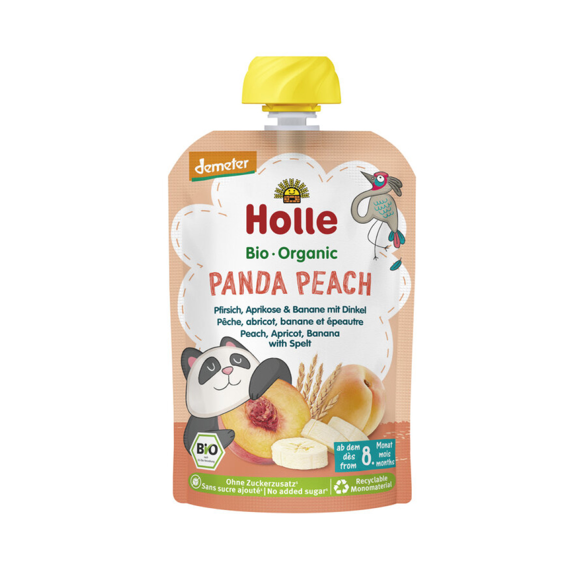 Panda Peach-Pouchy Pfirsich, AprikB von Holle | Bio, vega...