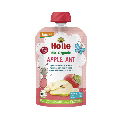 Apple Ant - Pouchy Apfel & Banane m von Holle | Bio, vega...