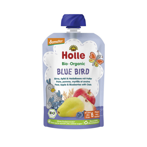 Blue Bird - Pouchy Birne, Apfel & H von Holle | Bio, vega...