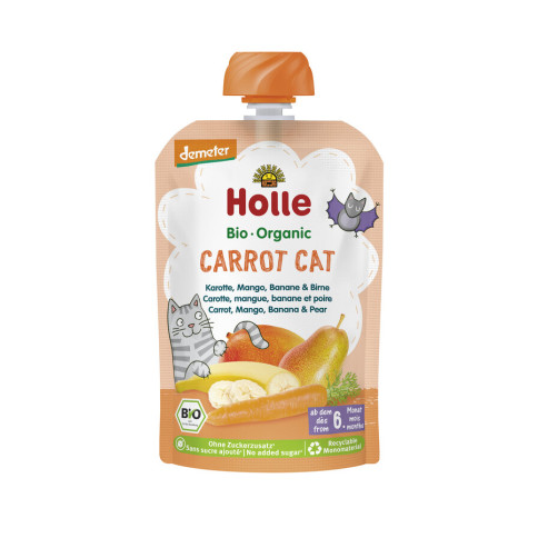Carrot Cat - Pouchy Karotte, Mango, von Holle | Bio, vega...