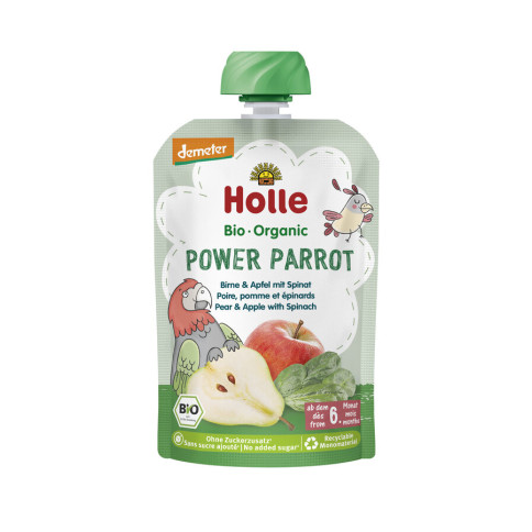 Power Parrot - Pouchy Birne mit Apf von Holle | Bio, vega...