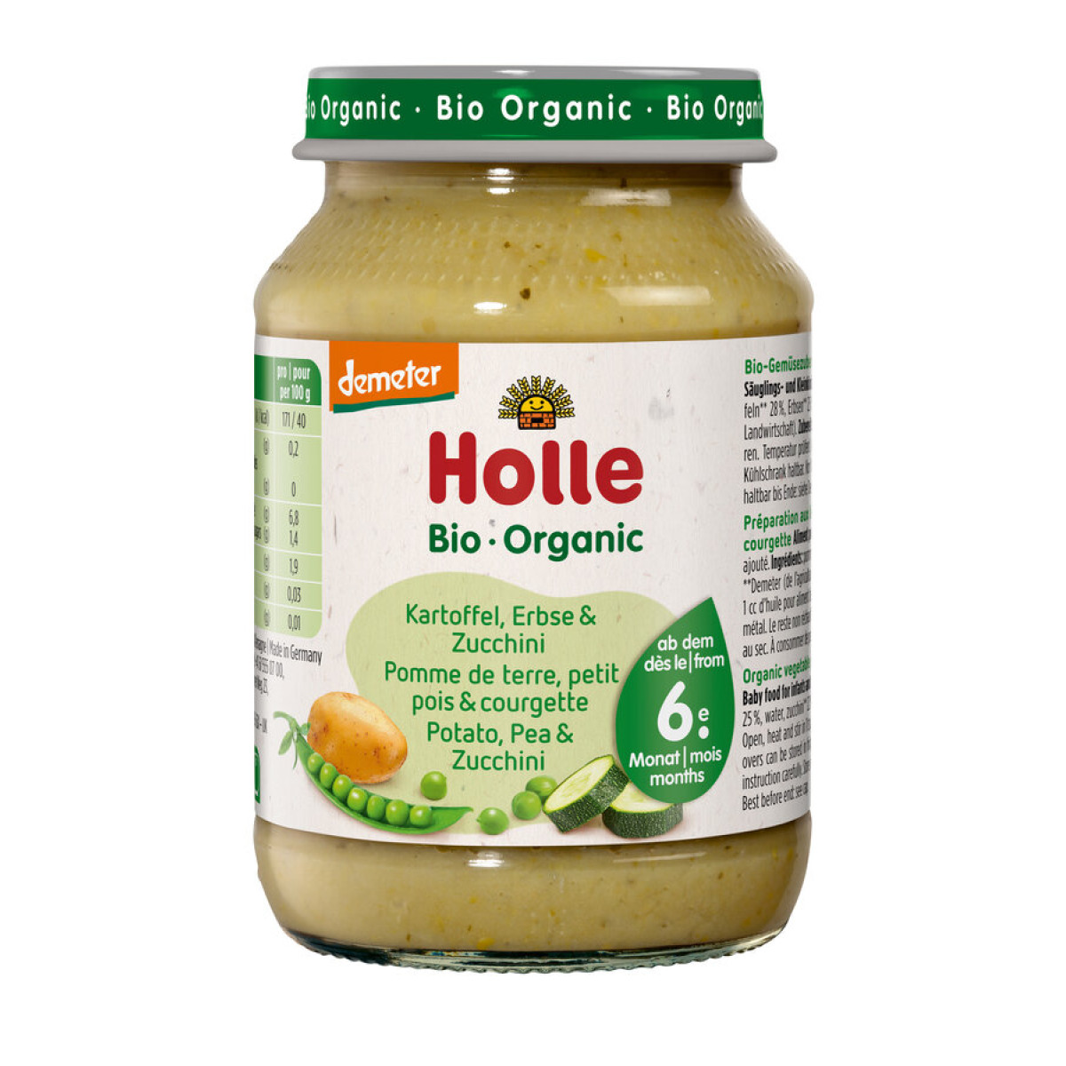 Kartoffel Erbse&Zucchini demeter von Holle | Bio, vegan...