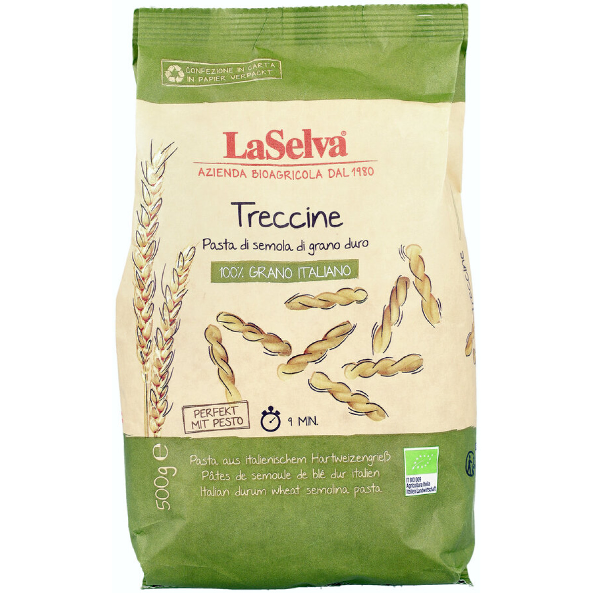 Treccine aus Hartweizengrieß von LaSelva | Bio, vegan, la...