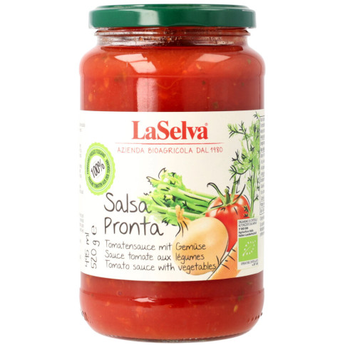 Salsa Pronta Tomatensauce m. Gemüse von LaSelva | Bio, ve...