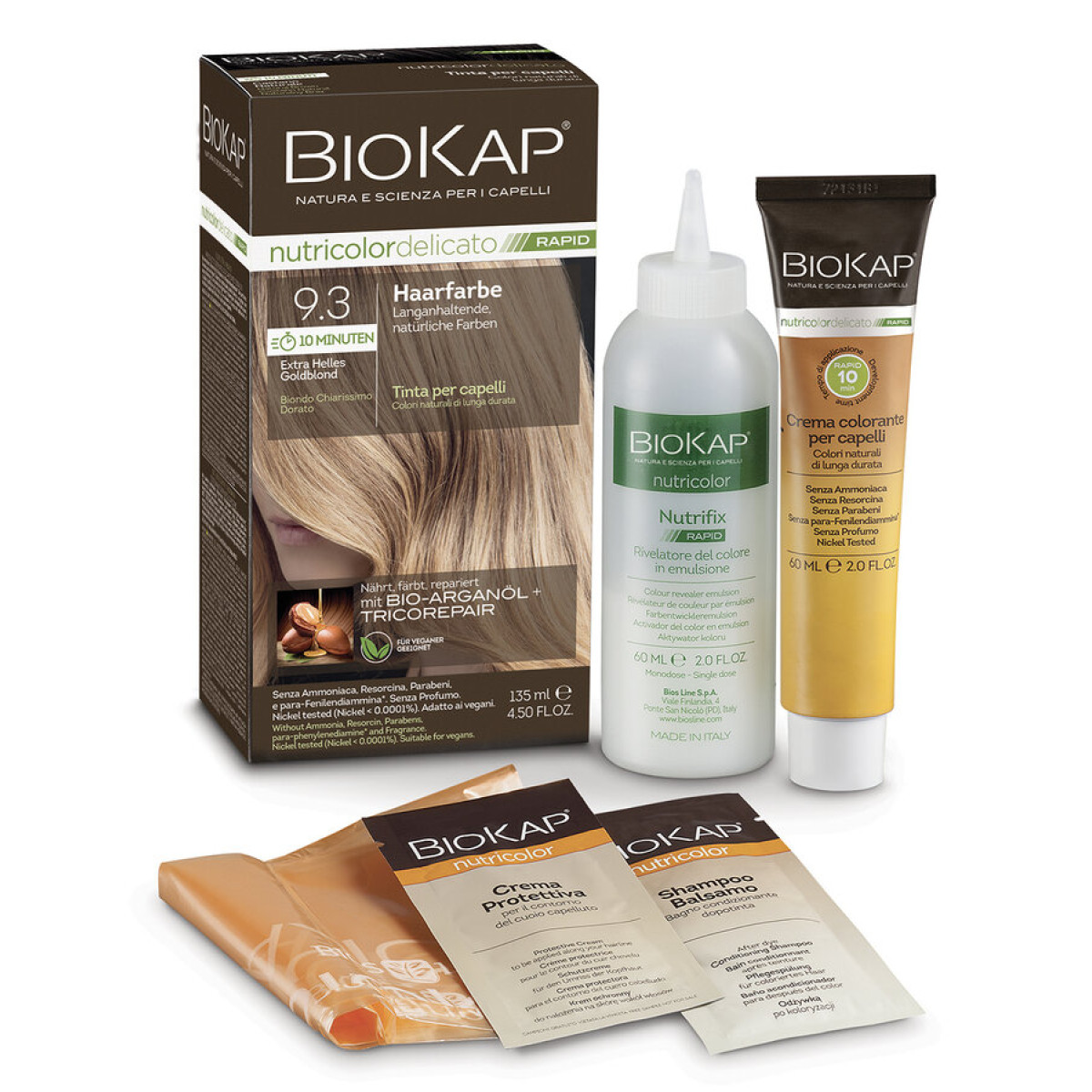 Rapid Haarfarbe 9.3 Biokap von BIOKAP | vegan | Haarfarbe...