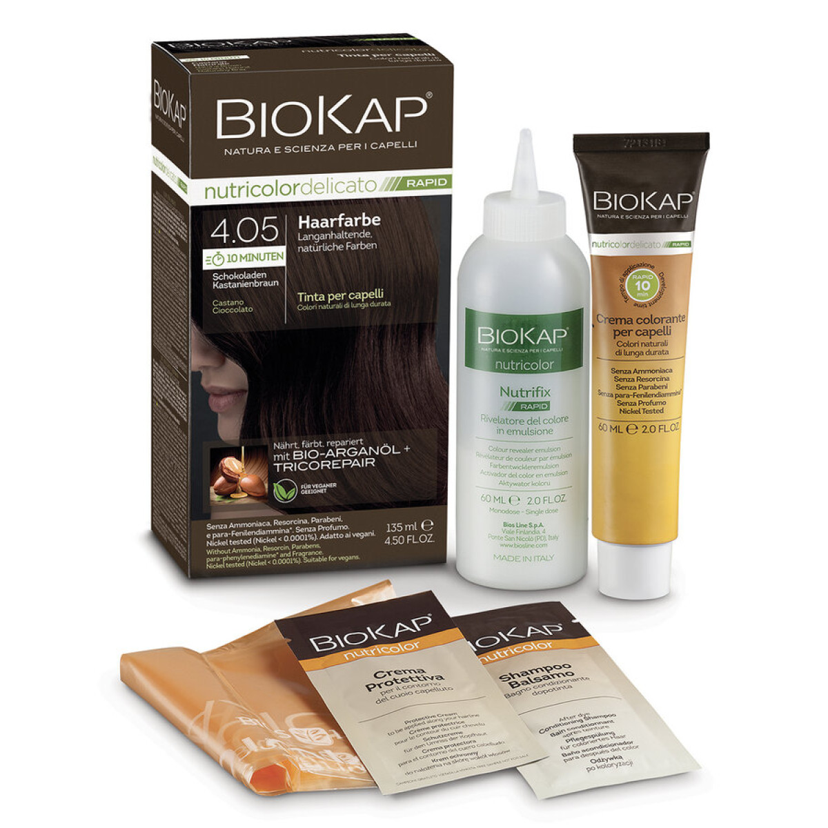 Rapid Haarfarbe 4.05 Biokap von BIOKAP | vegan | Haarfarb...