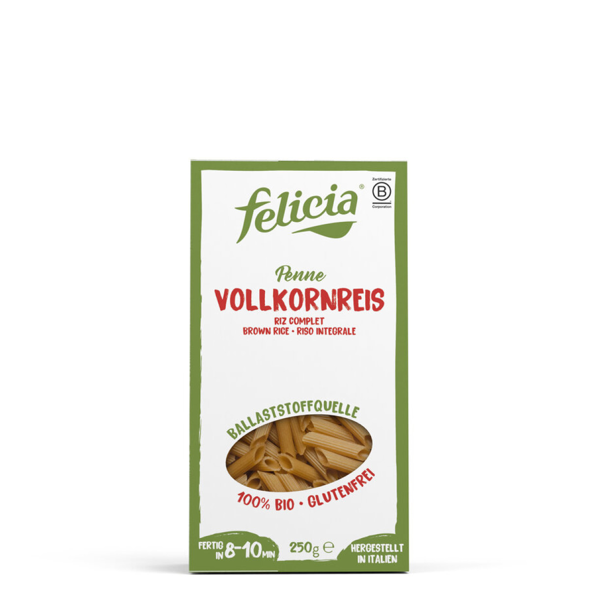 Vollkornreis Penne von Felicia | Bio, vegan, glutenfrei...