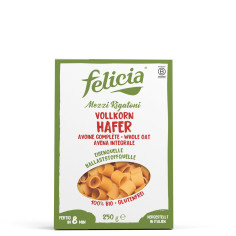 Hafer Mezzi Rigatoni von Felicia | Bio, vegan, glutenfrei...
