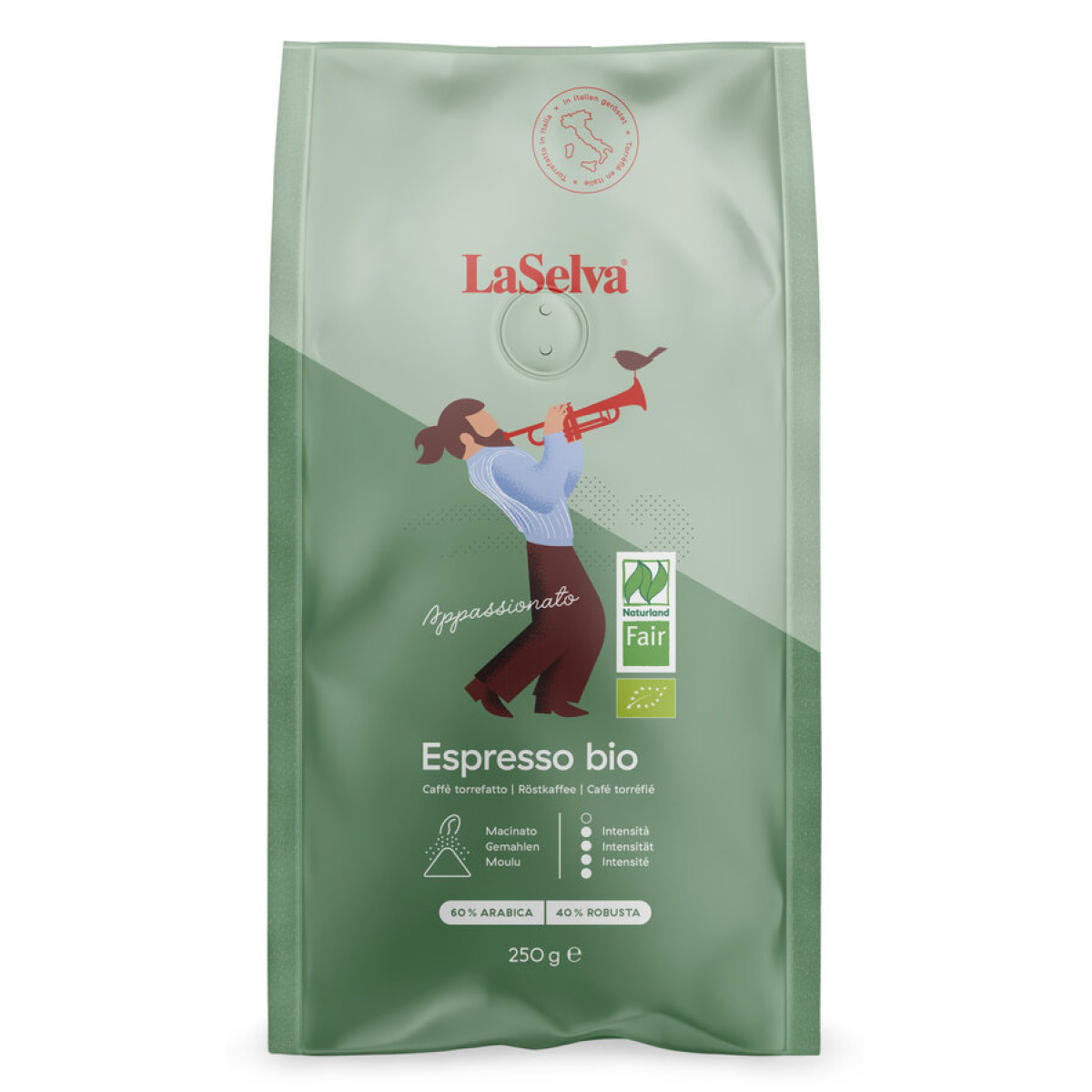 Appassionato Espresso gemahlen von LaSelva | Bio, vegan...