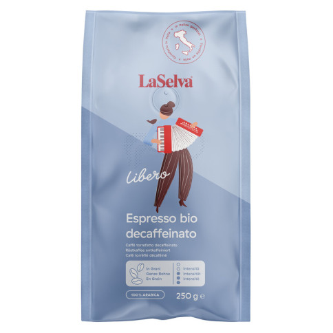 Libero Espresso entkoff ganze Bohne von LaSelva | Bio, ve...