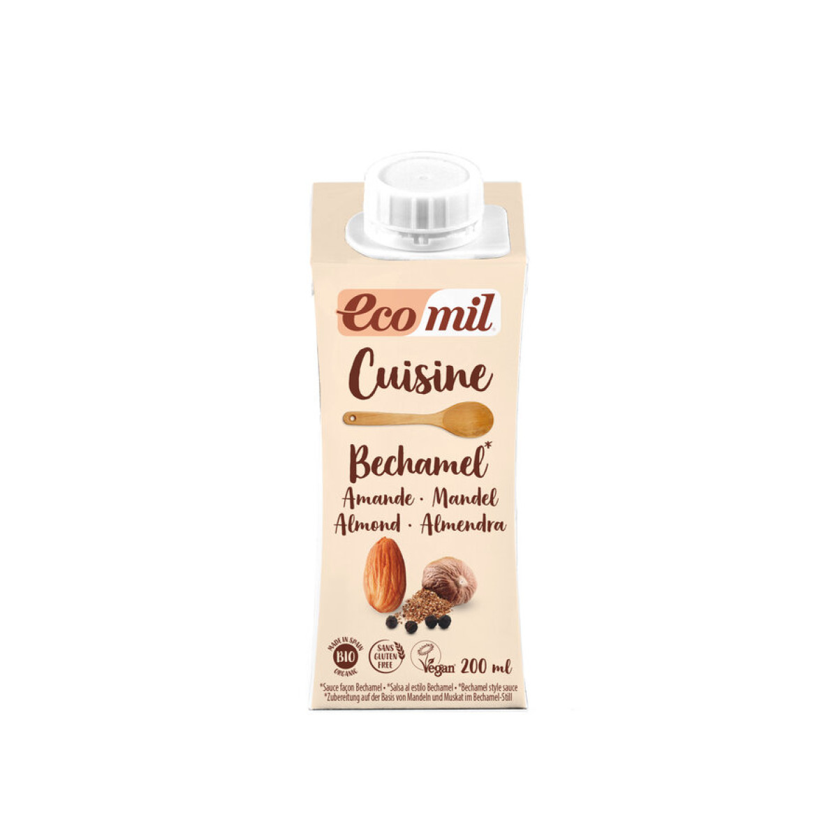 Ecomil Cuisine Bechamel Mandelbasis von EcoMil | Bio, veg...