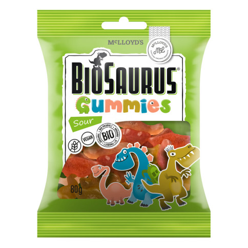 Fruchtgummies sauer Biosaurus von Biosaurus | Bio, vegan...