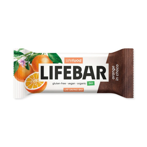 Lifebar InChoco Orange von Lifefood | Bio, vegan, glutenf...