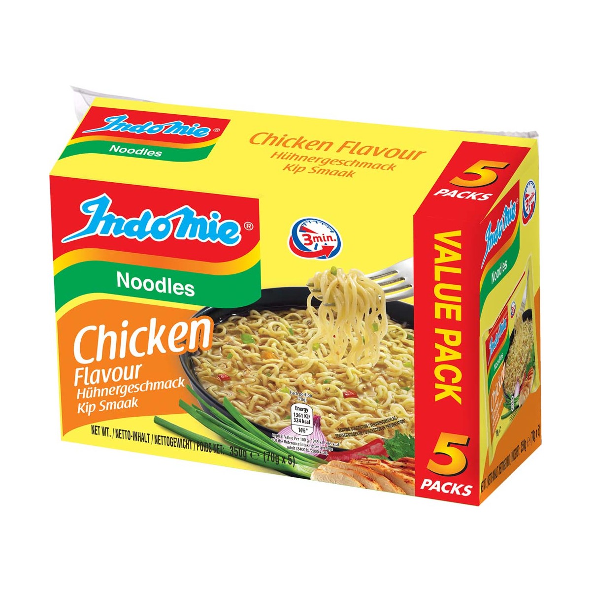Instant Nudeln Hühne 5-pack INDOMIE Nudeln & Instantprodukte online günstig kaufen im Shop für B2B Kunden