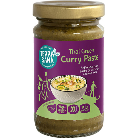 Grüne Thai Curry Paste von Terrasana | Bio, vegan, laktos...
