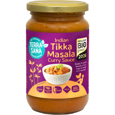 Indische Tikka Masala Currysauce von Terrasana | Bio, veg...