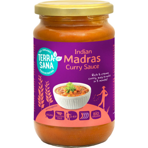 Indische Madras Currysauce von Terrasana | Bio, vegan, la...