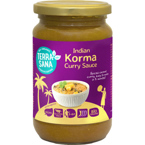 Indische Korma Currysauce von Terrasana | Bio, vegan, lak...