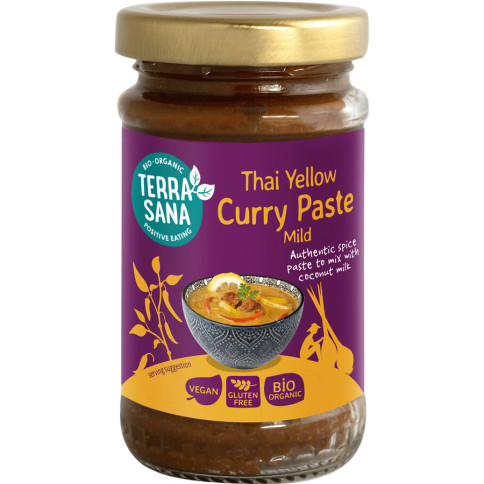 Gelbe Thai Curry Paste von Terrasana | Bio, vegan, laktos...