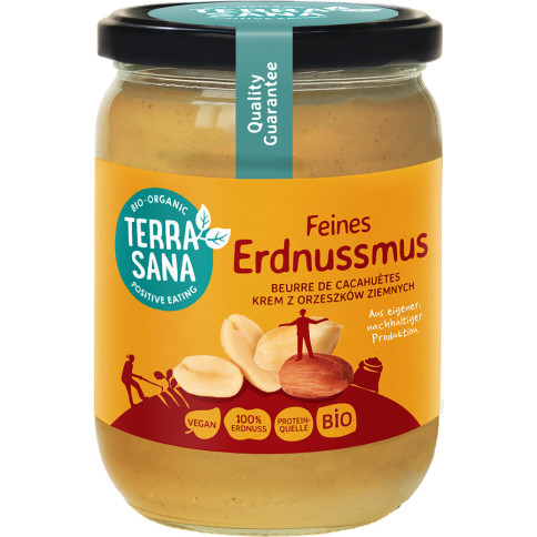 Erdnussmus fein von Terrasana | Bio, vegan, laktosefrei...