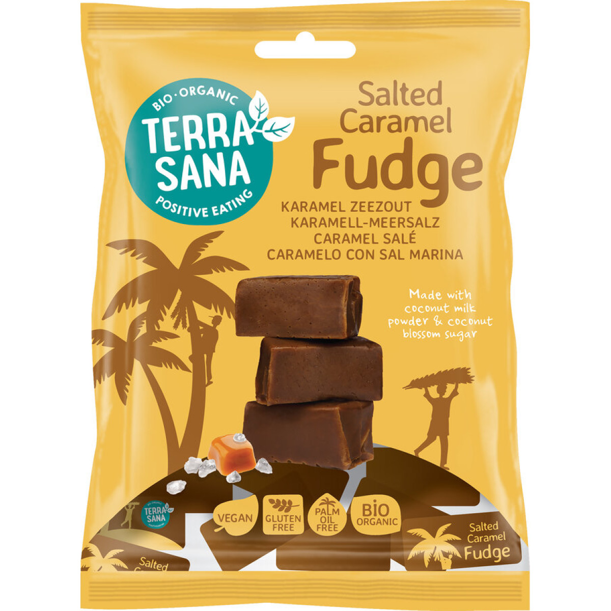 Karamellbonbon Fudge Meersalz von Terrasana | Bio, vegan...