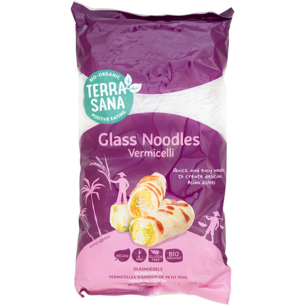 Glasnudeln Vermicelli von Terrasana | Bio, vegan, laktose...