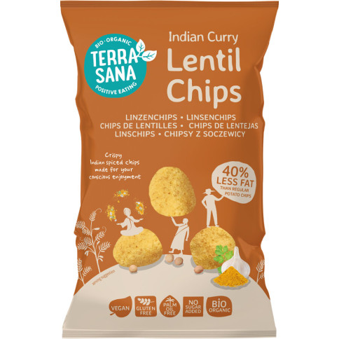 Linsenchips Indian Curry von Terrasana | Bio, vegan | Chi...