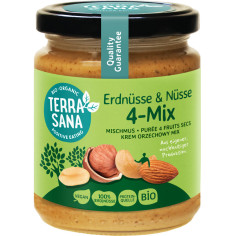 4-Mix Mischmus mit Erdnüssen von Terrasana | Bio, vegan...