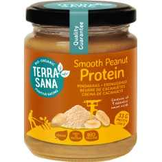 Protein-Erdnussmus fein von Terrasana | Bio, vegan, lakto...