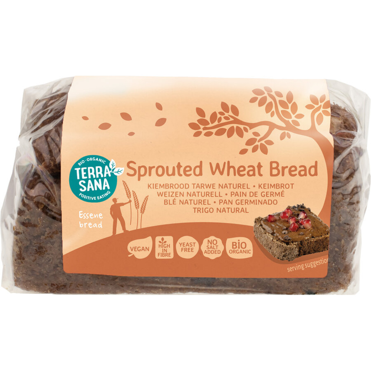 Weizenbrot Gekeimt von Terrasana | Bio, vegan, laktosefre...