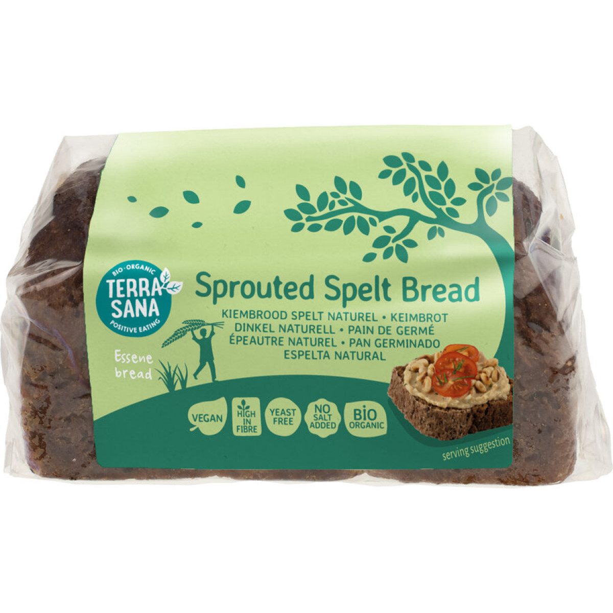 Dinkelbrot gekeimt Terrasana von Terrasana | Bio, vegan...