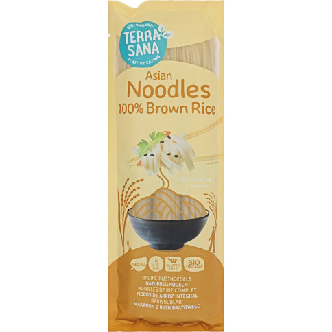 100% Brown Rice Noodles von Terrasana | Bio, vegan, lakto...