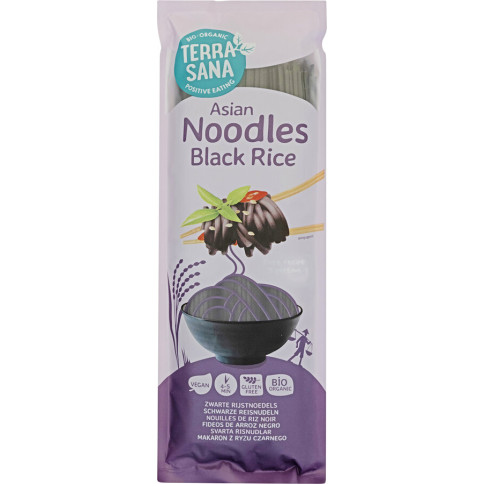 Black Rice Noodles von Terrasana | Bio, vegan, laktosefre...