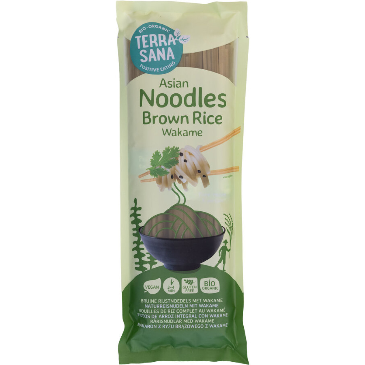 Brown Rice & Wakame Noodles von Terrasana | Bio, vegan, l...