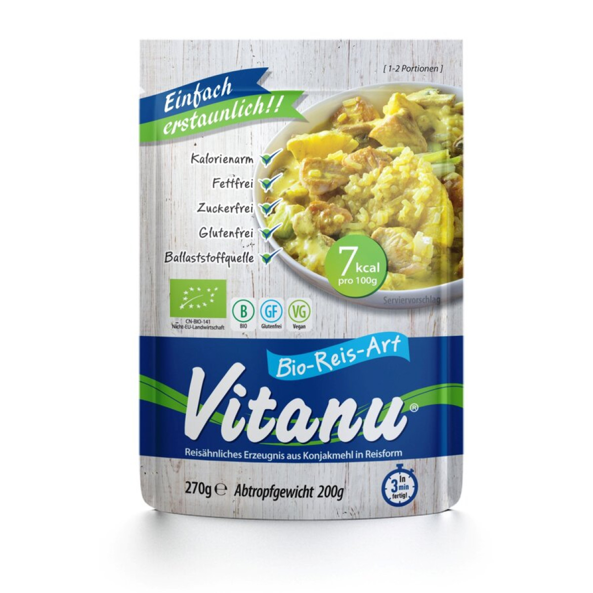 Vitanu Konjaknudeln auf Reis Art von Vitanu | Bio, vegan...