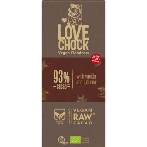 Vanilla&Lucuma 93% Kakao Lovechock von Lovechock | Bio, v...