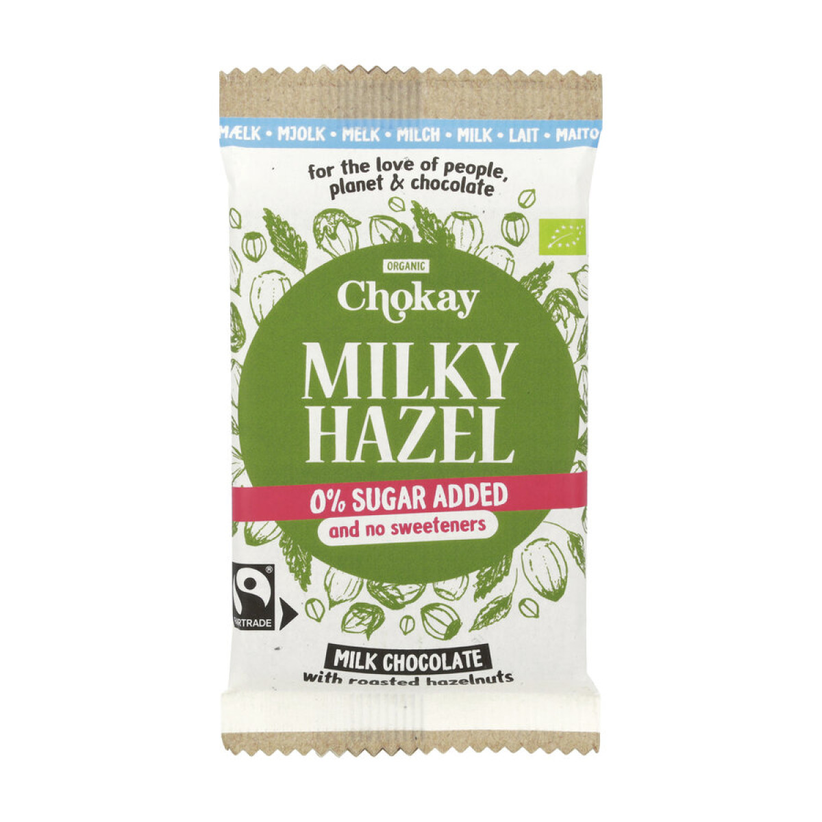 Milky Hazel VM Schokolade Chokay von Chokay | Bio | Schok...