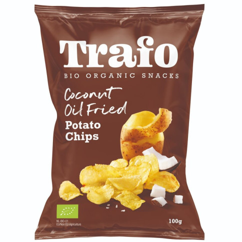 Chips in Kokosöl frittiert Trafo von Trafo | Bio, vegan...