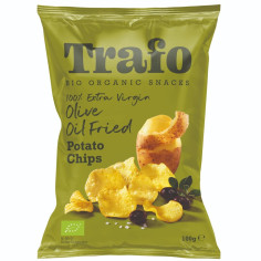 Chips in Olivenöl frittiert Trafo von Trafo | Bio, vegan...