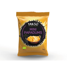 Mini Papadums Yakso von Yakso | Bio, vegan, laktosefrei...