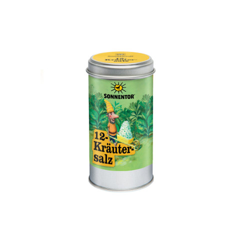 12 Kräutersalz, Streudose von Sonnentor | Bio, vegan, lak...